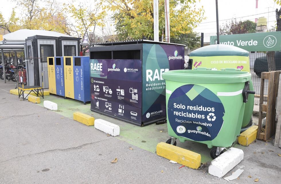 Suman nuevos lugares de recolección de residuos reciclables en Guaymallén