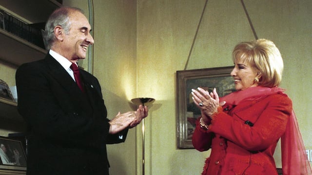 Fernando De la Rúa y Mirtha Legrand