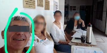 El presidente de mesa tenía pedido de captura.