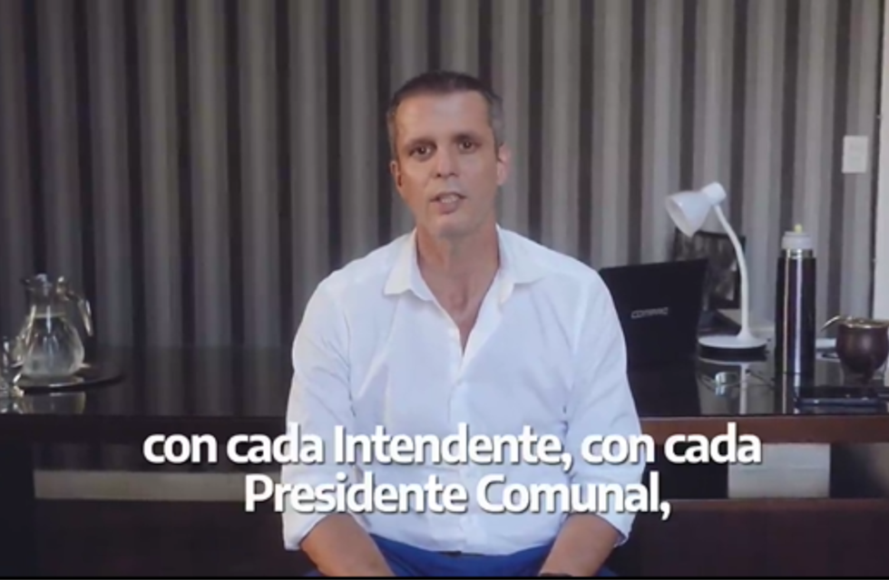 Concordia: el intendente Cresto llamó a la unidad en un mensaje de fin de año