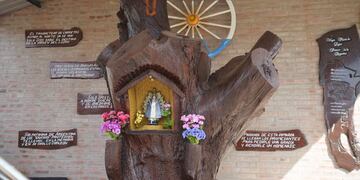 Nueva ermita de la Virgen del Luján en Arroyito