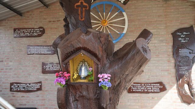 Nueva ermita de la Virgen del Luján en Arroyito