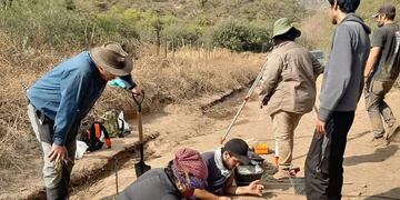 Trabajos arqueológicos en Valle Viejo.