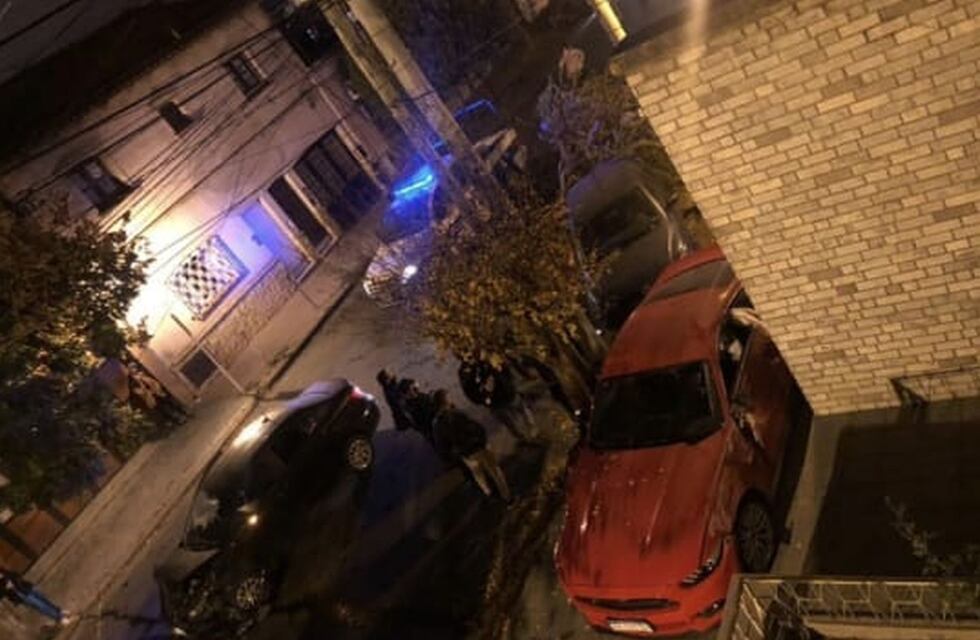 Difundieron un video del accidente de tres autos que corrían picadas en el macrocentro salteño