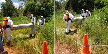 Todavía no trascendió hace cuanto tiempo el cuerpo estaría en el lugar del hallazgo.