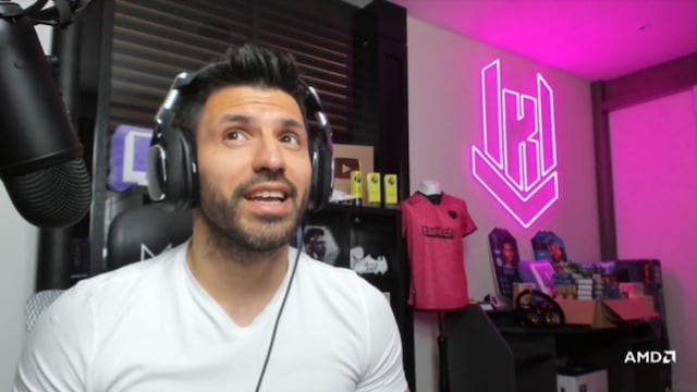 Sergio "Kun" Agüero viajó a Corrientes con familiares y amigos a pescar.