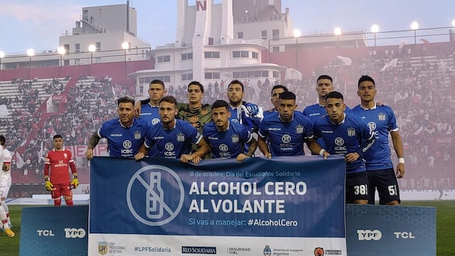 La formación de Talleres en la derrota con Huracán por Liga Profesional (Prensa Liga Profesional).