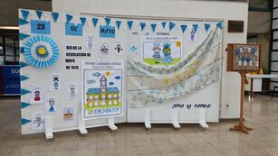 Con una exposición en el hall del municipio, Agenda de las Infancias cerró el mes de mayo