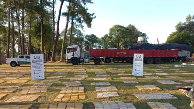 Secuestran más de tres toneladas de droga en 9 de Julio.