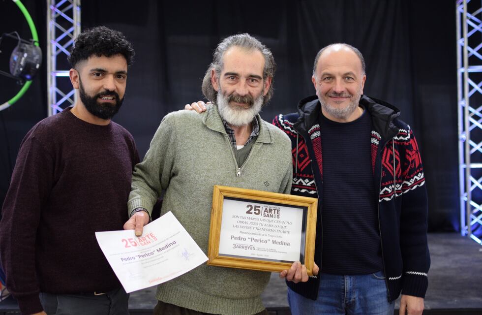 Reconocimiento al Platero tresarroyense Perico Medina