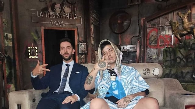 Duki en el programa "La Resistencia".