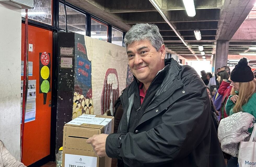 Elecciones 2023 en Tres Arroyos: votó Alejandro Barragán