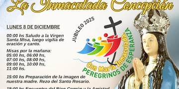 A las 19.30 horas será la tradicional procesión