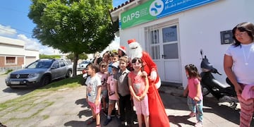 Papá Noel visitó los Caps de Tres Arroyos (Imagen de archivo)