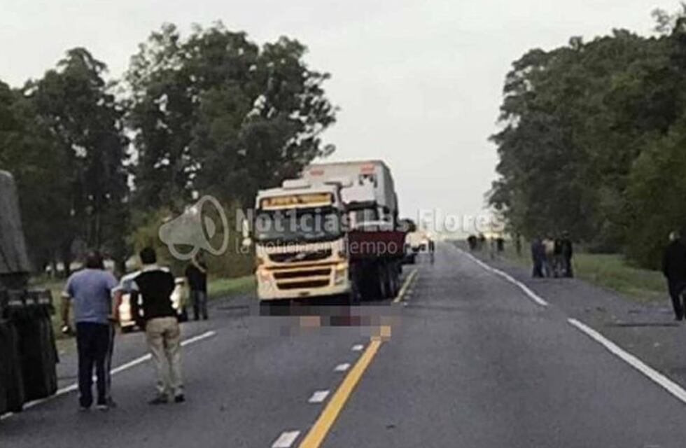Ruta 3: falleció un motociclista tras ser embestido por un camión