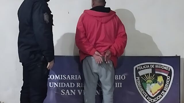 Violencia de género en San Vicente: agredió a su pareja embarazada y fue detenido.