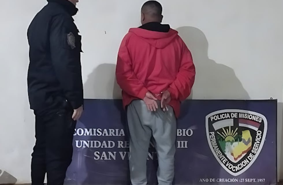 Violencia de género en San Vicente: agredió a su pareja embarazada y fue detenido