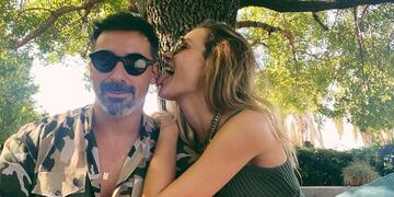 La pareja recaló en Buenos Aires luego de recorrer la Patagonia con la familia del villagalvense. (@natalia_borges)