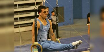 Franco Gutiérrez se despide de la Gimnasia Artística en Mendoza.