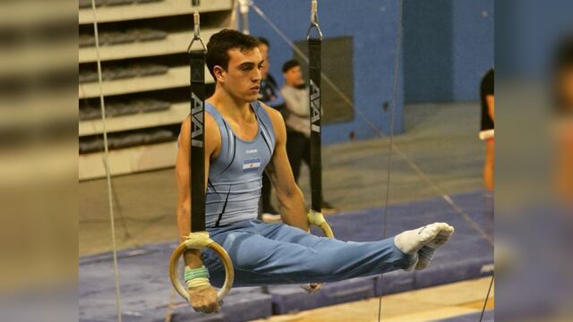 Franco Gutiérrez se despide de la Gimnasia Artística en Mendoza.