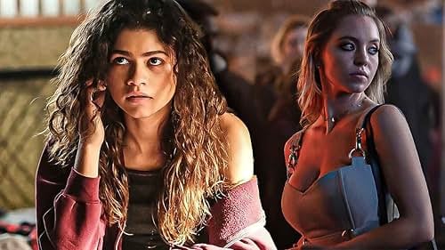 Zendaya y Sydney Sweeney en Euphoria.