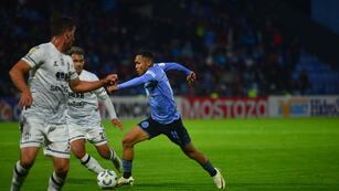 Belgrano se puso 1 a 1 por su mejor delantero, Bryan Reyna.