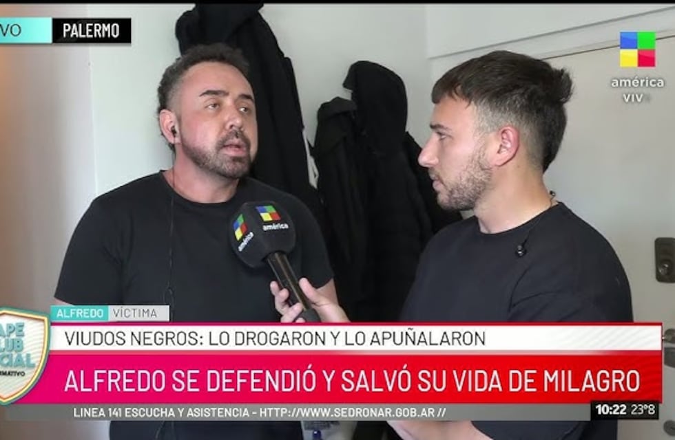 Violento asalto en Palermo: psicólogo apuñalado por “viudos negros” que conoció en Tinder