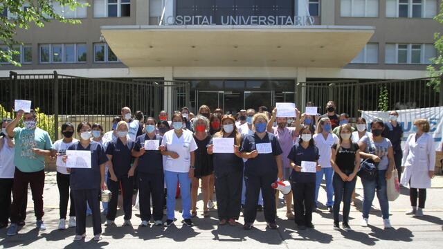 Reclamos en el Hospital Universitario.