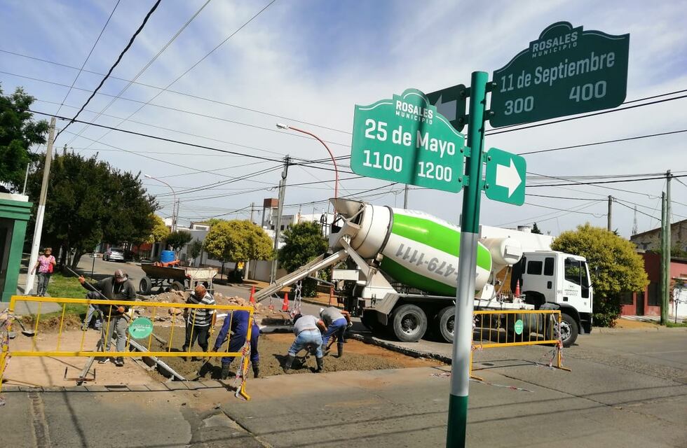 El Municipio realizó reparaciones en dos esquinas