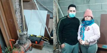 Luciano recibió la ayuda de muchos, para poder reabrir su taller.