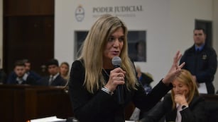 La fiscal de Homicidios Claudia Ríos fue agredida en medio de un juicio en Mendoza.  (Gentileza Poder Judicial de Mendoza)