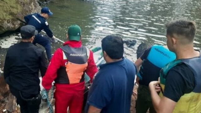 Hallaron sin vida al joven que se arrojó al arroyo Guiray.