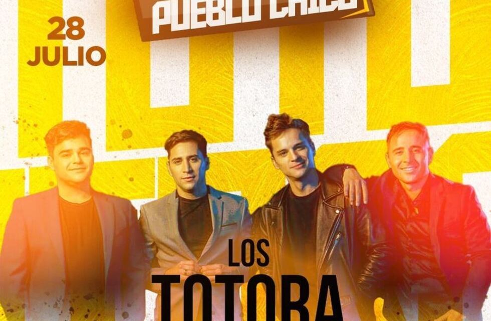 Los Totora estarán en la Fiesta de Pueblo Chico en Eldorado