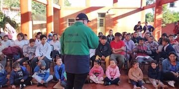 Realizaron charlas sobre seguridad vial en escuelas de Iguazú.