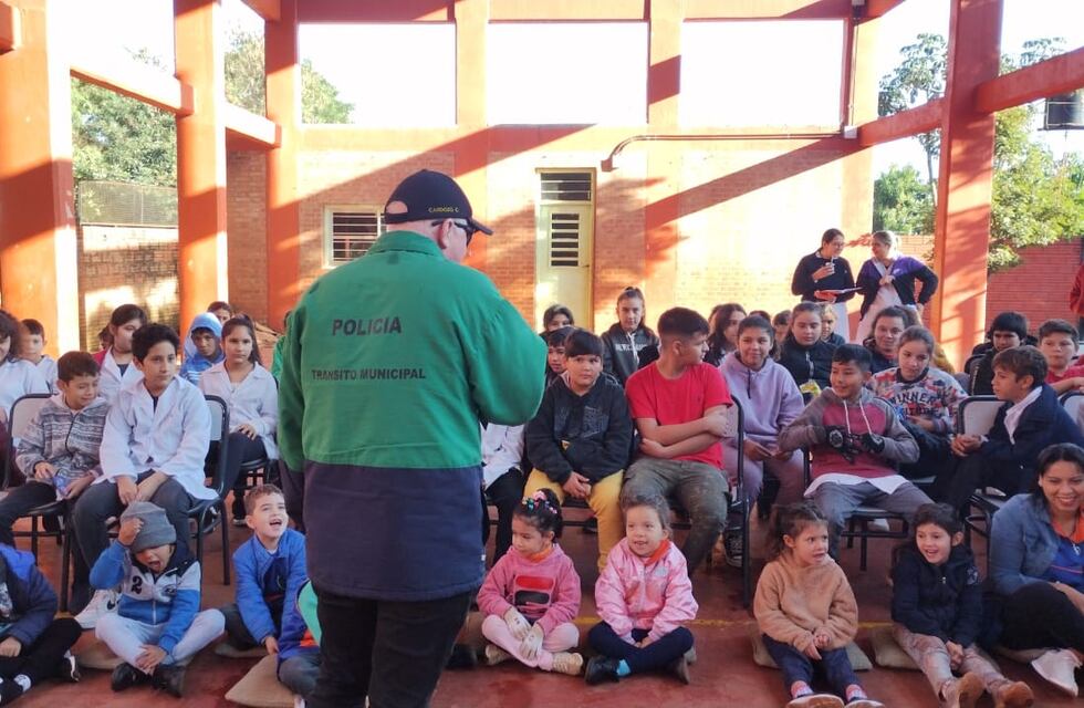 Realizaron charlas sobre seguridad vial en escuelas de Iguazú