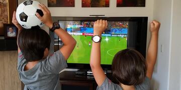 Estudiantes de San Luis podrán optar por ver los partidos de la Selección Argentina en casa o en la escuela. (imagen ilustrativa)