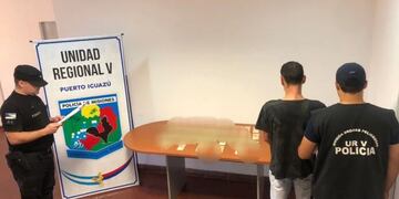 Terminó detenido tras ser sospechoso del robo a un repartidor en Puerto Iguazú.