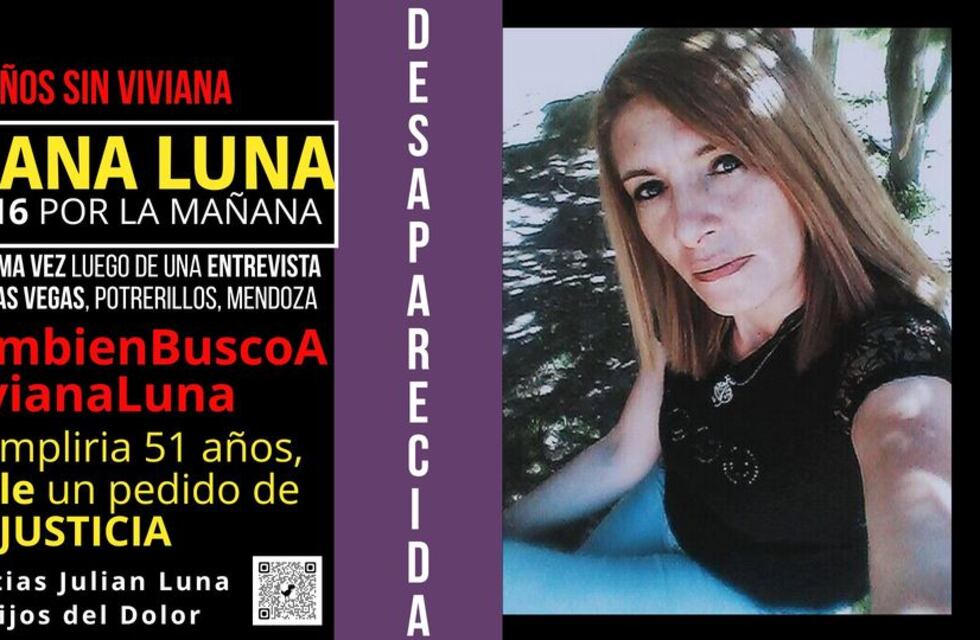 Piden “Justicia” como regalo simbólico para Viviana Luna, que cumpliría 51 años