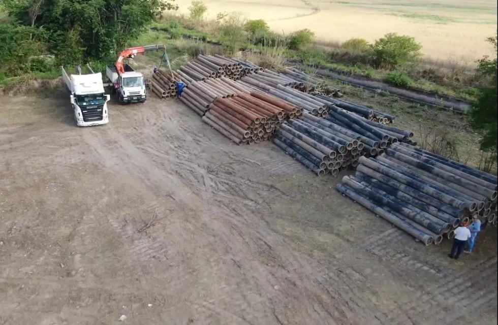 Agua Potable de Jujuy recuperó un cuantioso lote de caños de 350 mm y los usará en una megaobra