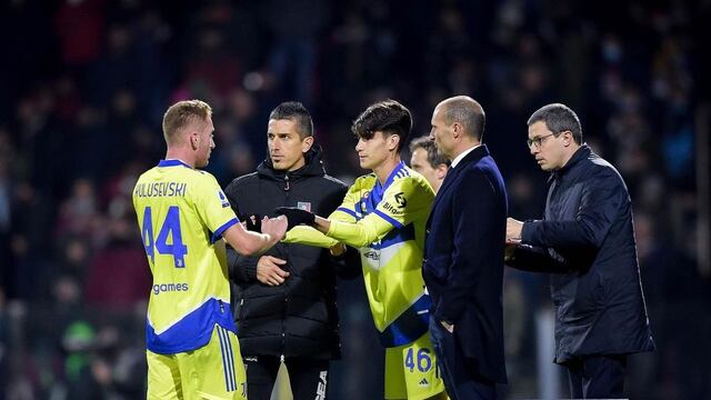 El jugador de 18 años jugó algunos minutos en la victoria de la “Vecchia Signora” ante Salernitana.