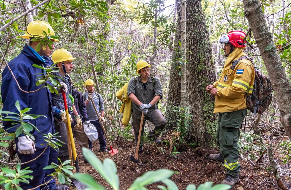 Ushuaia: finalizó el primer curso inicial para combatientes de incendios forestales