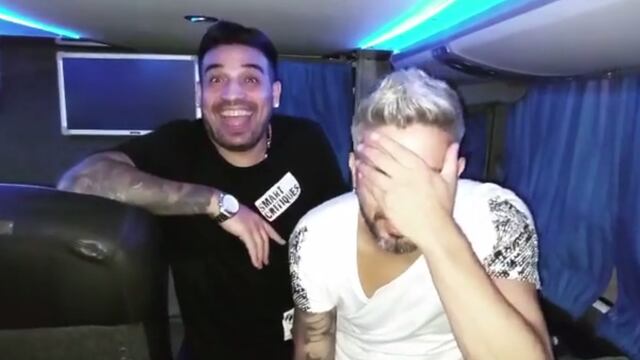 El dúo protagonizó un divertido video.