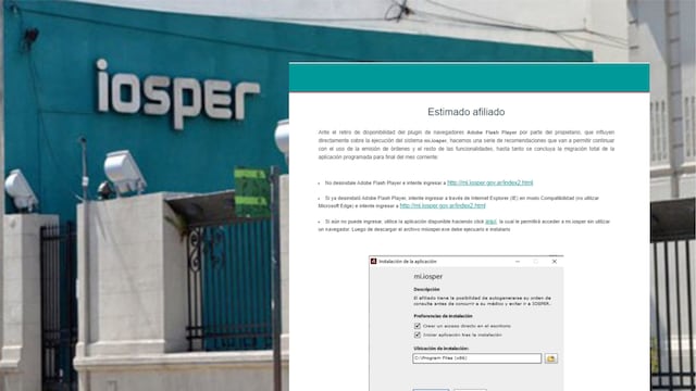 Iosper y su web