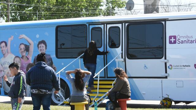 Regresa el ómnibus sanitario a Rafaela en Acción