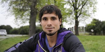 Entrenamiento de River en Ezeiza, en 2011.