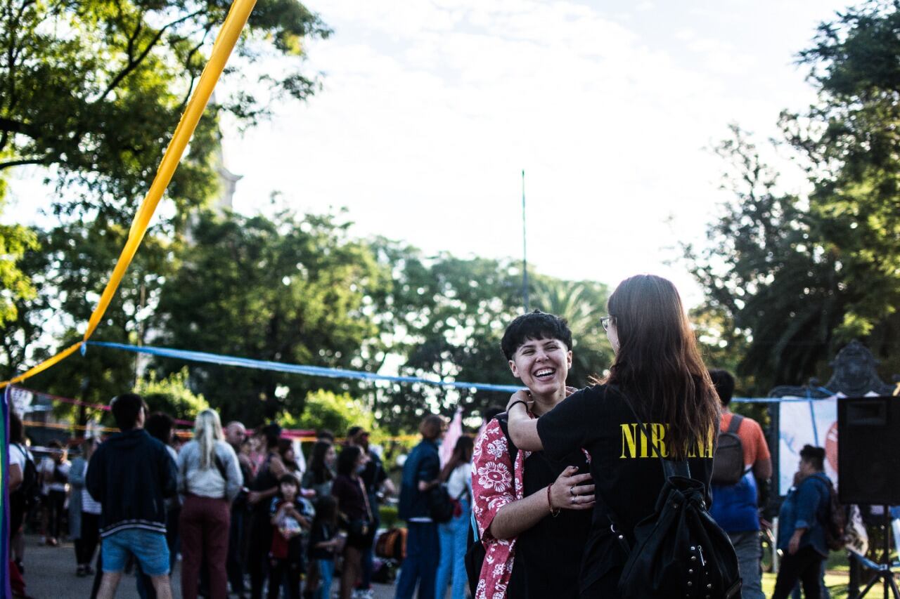 Marcha del Orgullo en Rafaela (Gentileza: Trinidad Bussolaro)