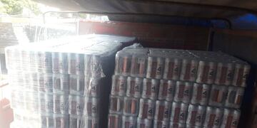 Cervezas secuestradas en Chaco.