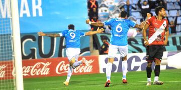 Los últimos cuatro goles de Belgrano en las tres últimas fechas, fueron de Pablo Vegetti (Foto: Javier Ferreyra / La Voz).