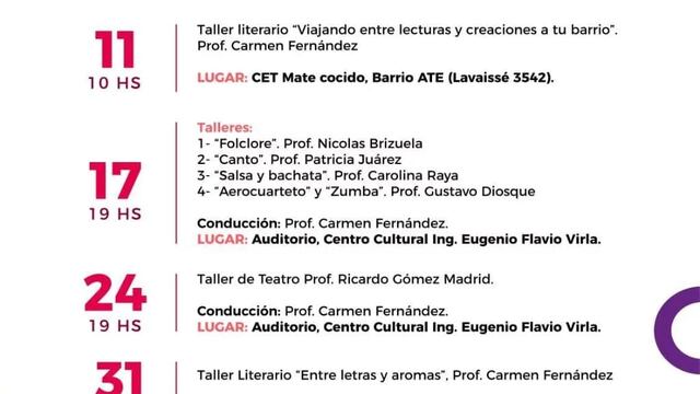 Programa Educación Permanente para Adultos Mayores" (EPAM)