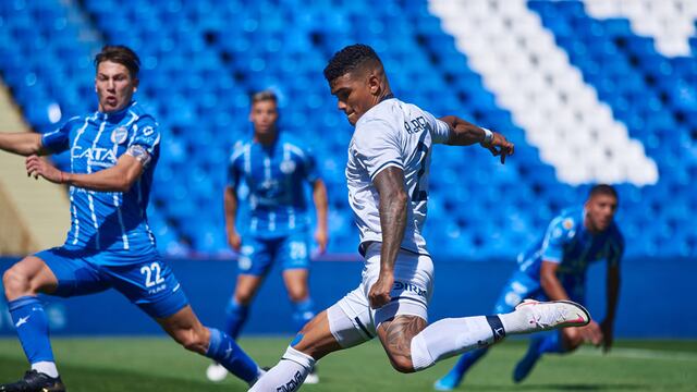 Rafael Pérez, defensor de Talleres, en el partido ante Godoy Cruz por Liga Profesional. Se vuelven a encontrar (Prensa Talleres).